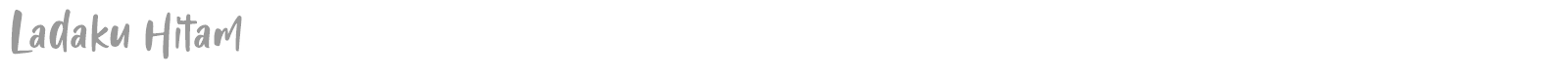 Ladaku Hitam font preview